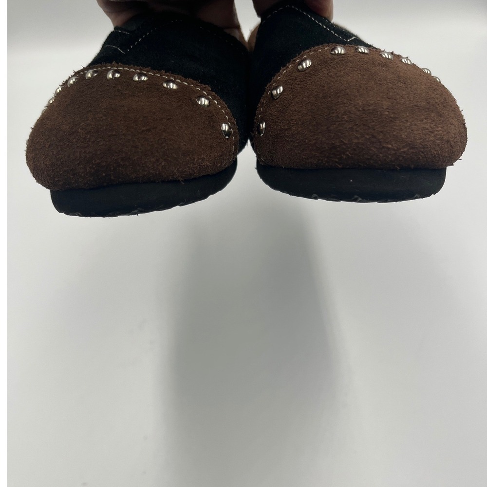 Skechers‎ Cali Slip On Flats Women's Size 6 Brown Black Studded Comfort Shoes - Picture 8 of 10